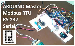 Modbus RTU Master tests with Arduino via RS232 Part 2