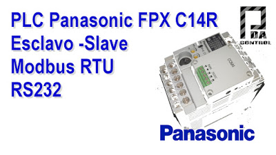 Industrial – PLC FPX C14R Panasonic – Slave Modbus RTU RS232