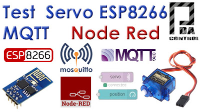 Tutorial ESP8266 Control Servo Node-RED MQTT (Mosquitto) IoT  #2
