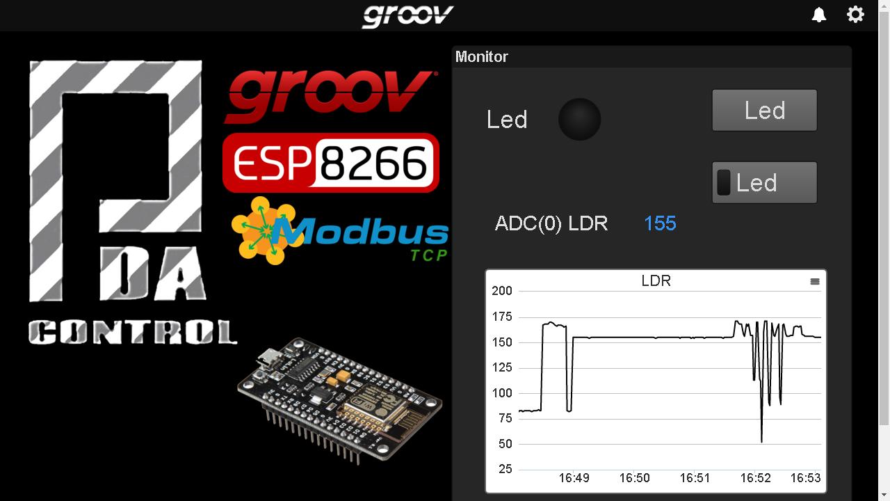 ESP8266 PDAControl pdacontrolen.com groov