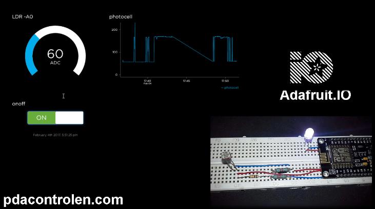 adafruit PDAControl ESP8266 pdacontrolen.com PDAControlen.com