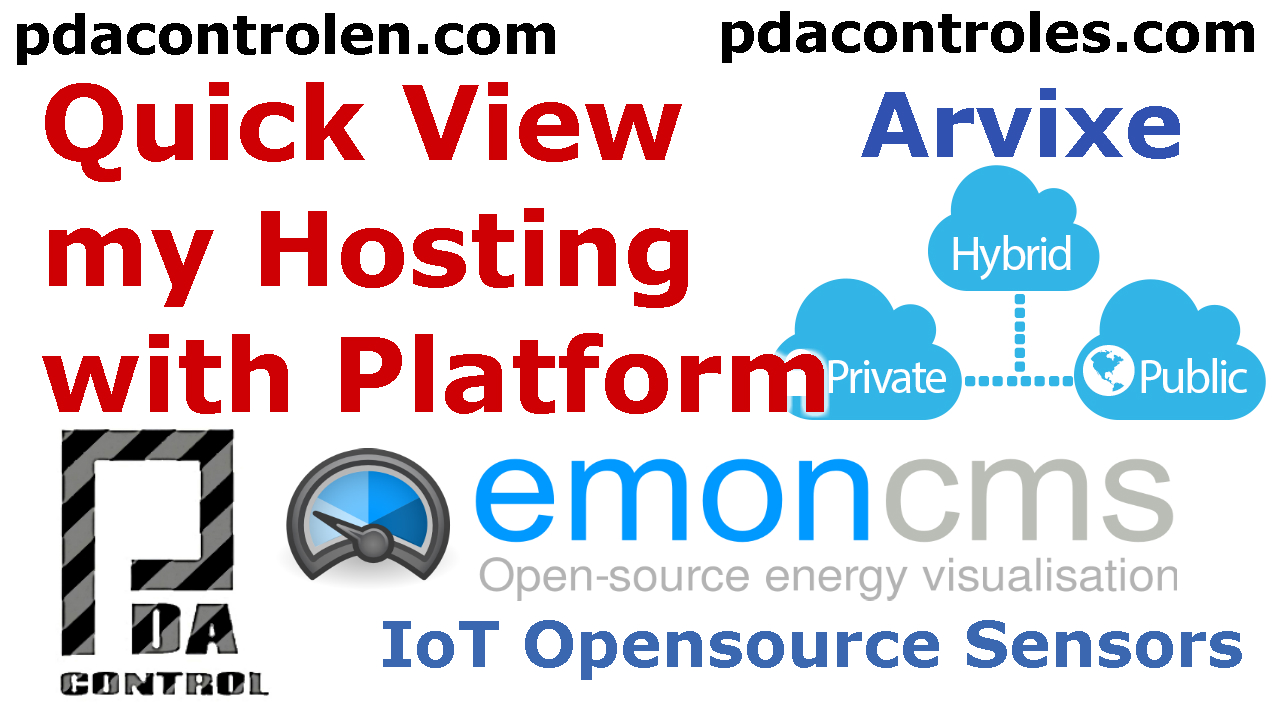Quick View to Platform Emoncms OpenEnergyMonitor in Hosting