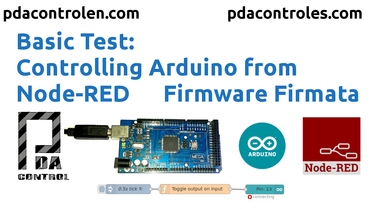 Controlling Arduino from Node-RED with Firmware Firmata