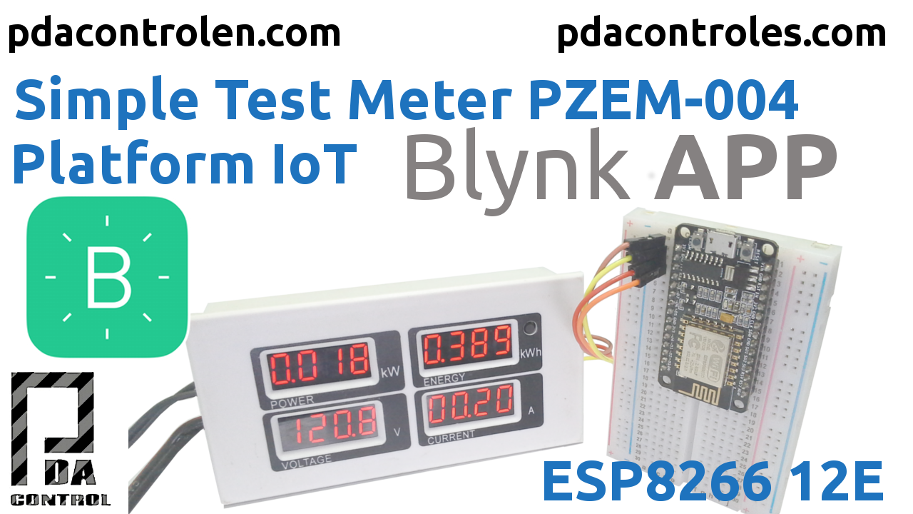 Meter PZEM-004 + ESP8266 & Platform IoT Blynk App