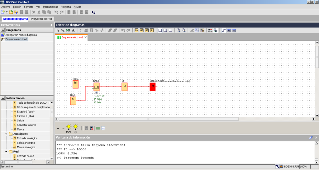 Siemens LOGO! Soft Comfort V8 Sample Simulation, PLC Programming