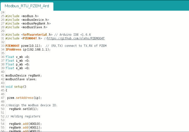 Meter PZEM-004 + Arduino Nano Modbus RTU (RS232) & Platform IoT Node-RED –  PDAControl