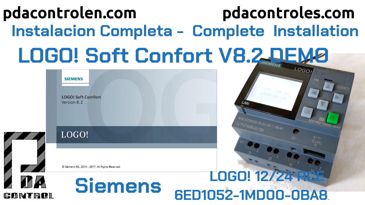 Download and Installation Software LOGO! Soft Comfort V8.2 Siemens DEMO