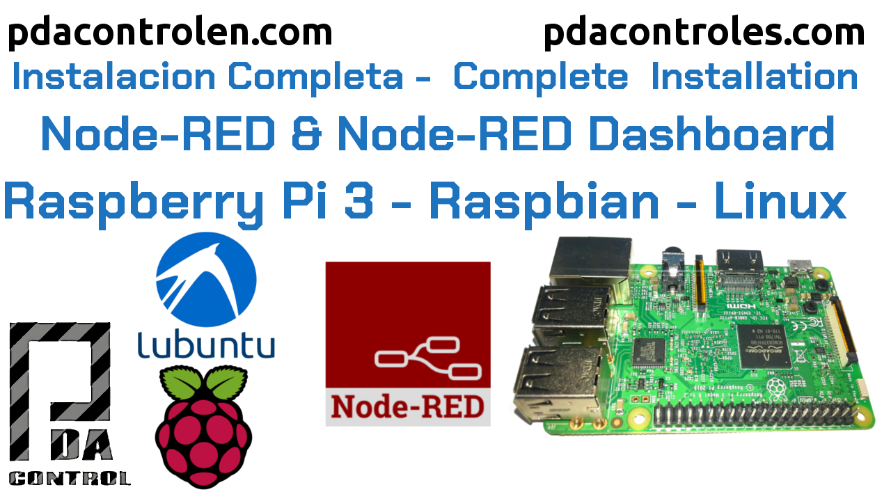 Easy of Node-RED on Raspbian and Linux OS - PDAControl