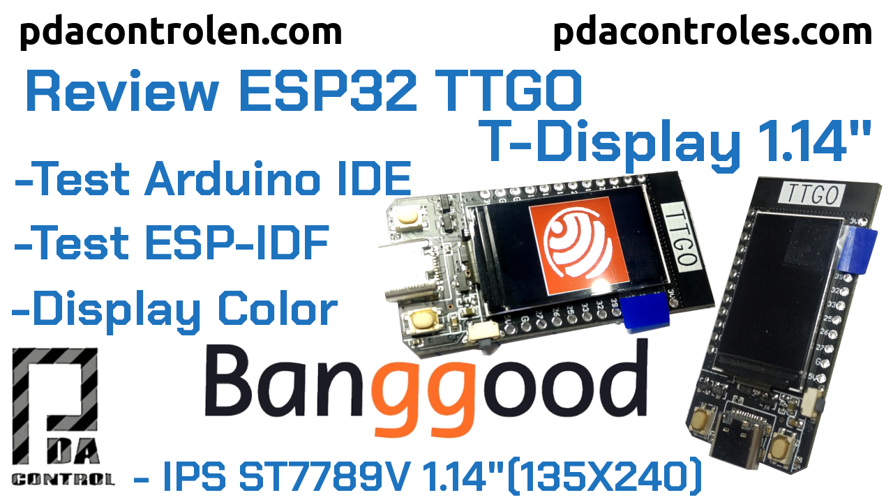 Review Module ESP32 TTGO T-Display 1.14 “