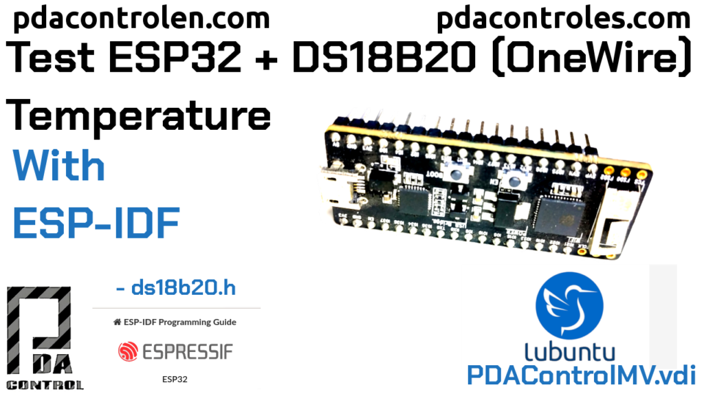 ESP32 & DS18B20 Sensor On ESP-IDF Temperature (OneWire) – PDAControl